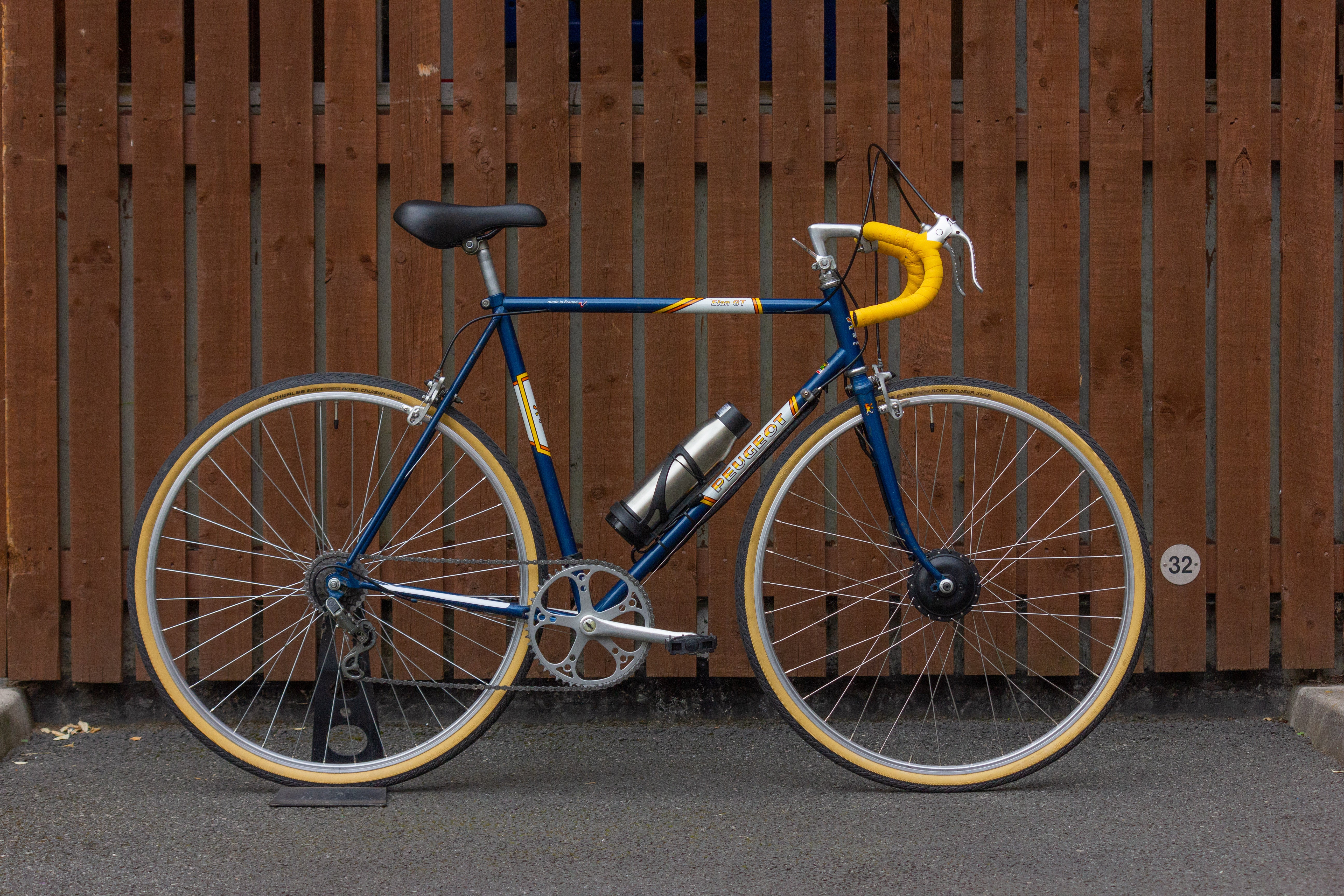 Peugeot Elan GT E-Bike vintage road bike – Roger Garage Custom Bikes