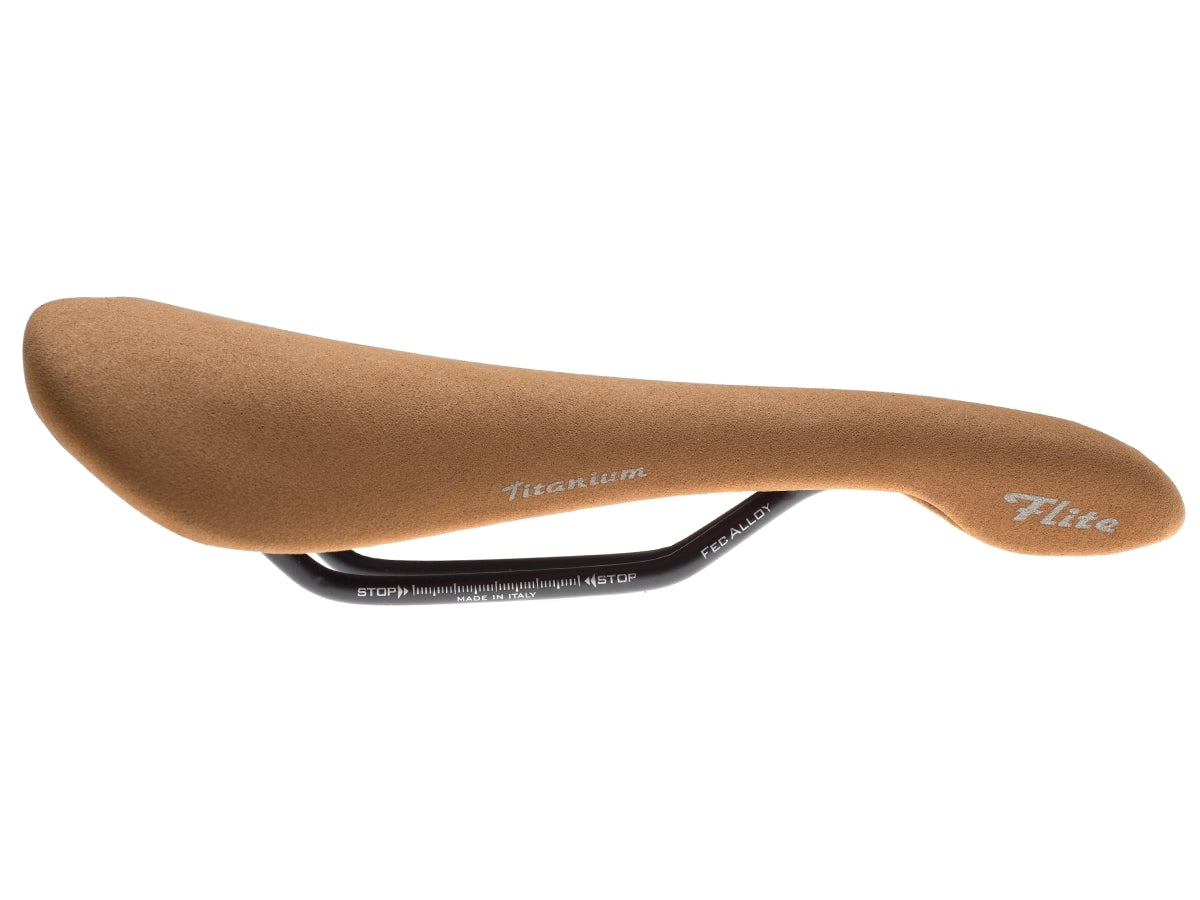 Selle Italia Flite 1990 Classic Titanium Saddle L1 Nubuk Brown Selle Italia Flite 1990 Classic Titanium Saddle L1 Nubuk Brown