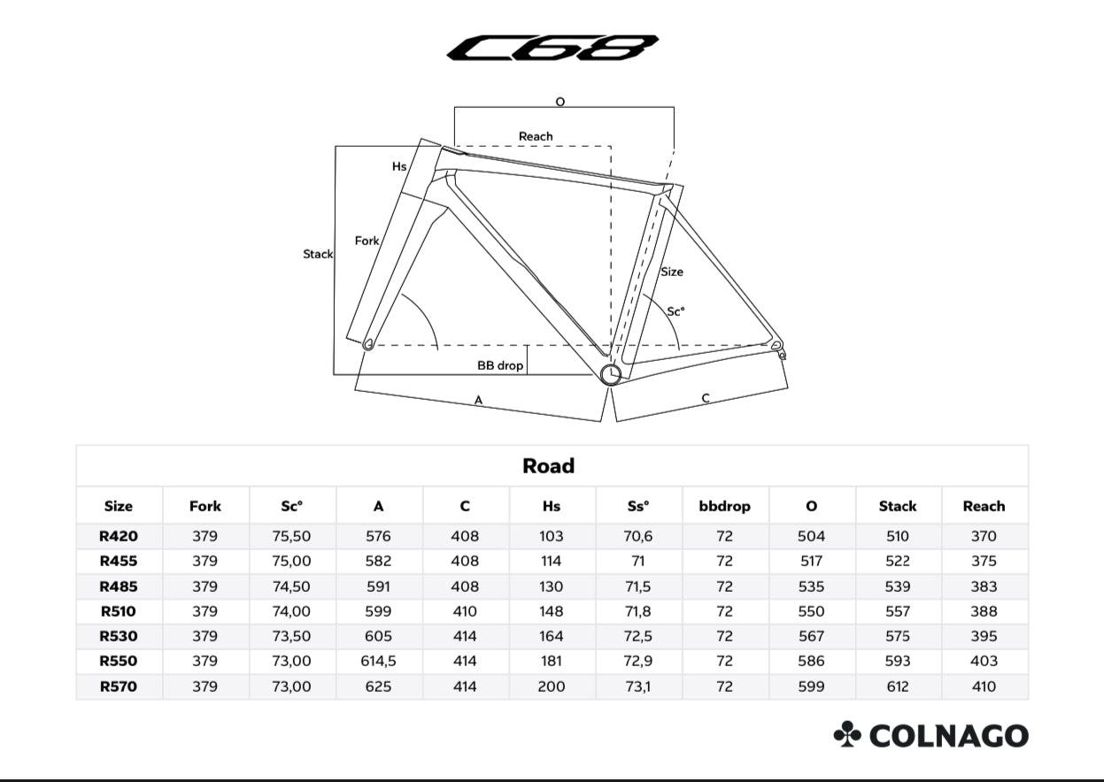 Colnago C68 Ultegra Di2 2023 brand new road bike