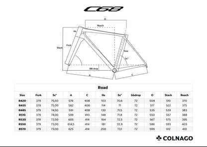 Colnago C68 Ultegra Di2 2023 brand new road bike