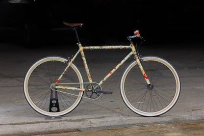 6KU Fixie POST OPERA 1of1 CUSTOM BUILD Stamps wooden